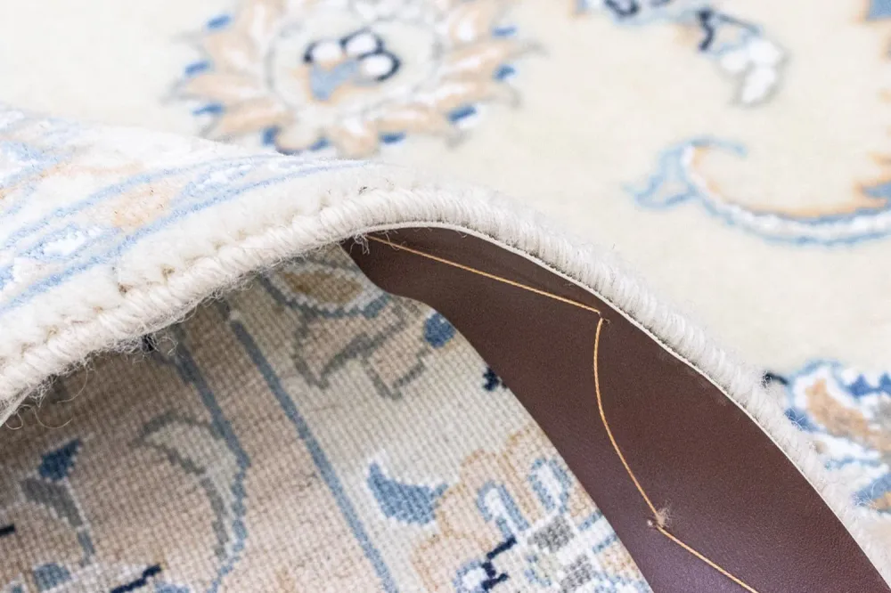 Tapis persan - Nain - Royal carré - 210 x 200 cm - beige