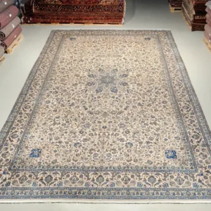 Tapis persan Nain 6 La en soie