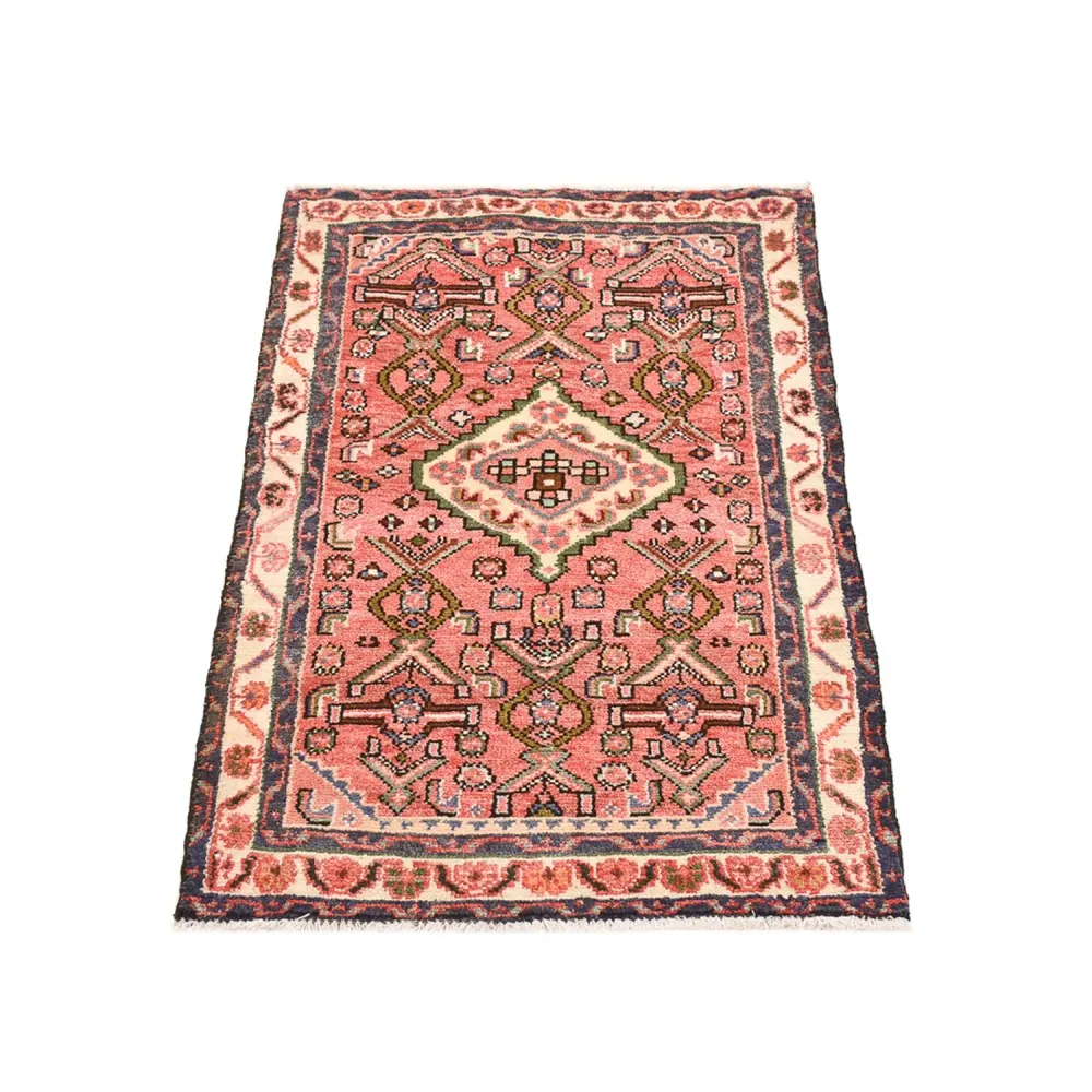 Tapis persan - Nomadic - 102 x 63 cm - rouge clair