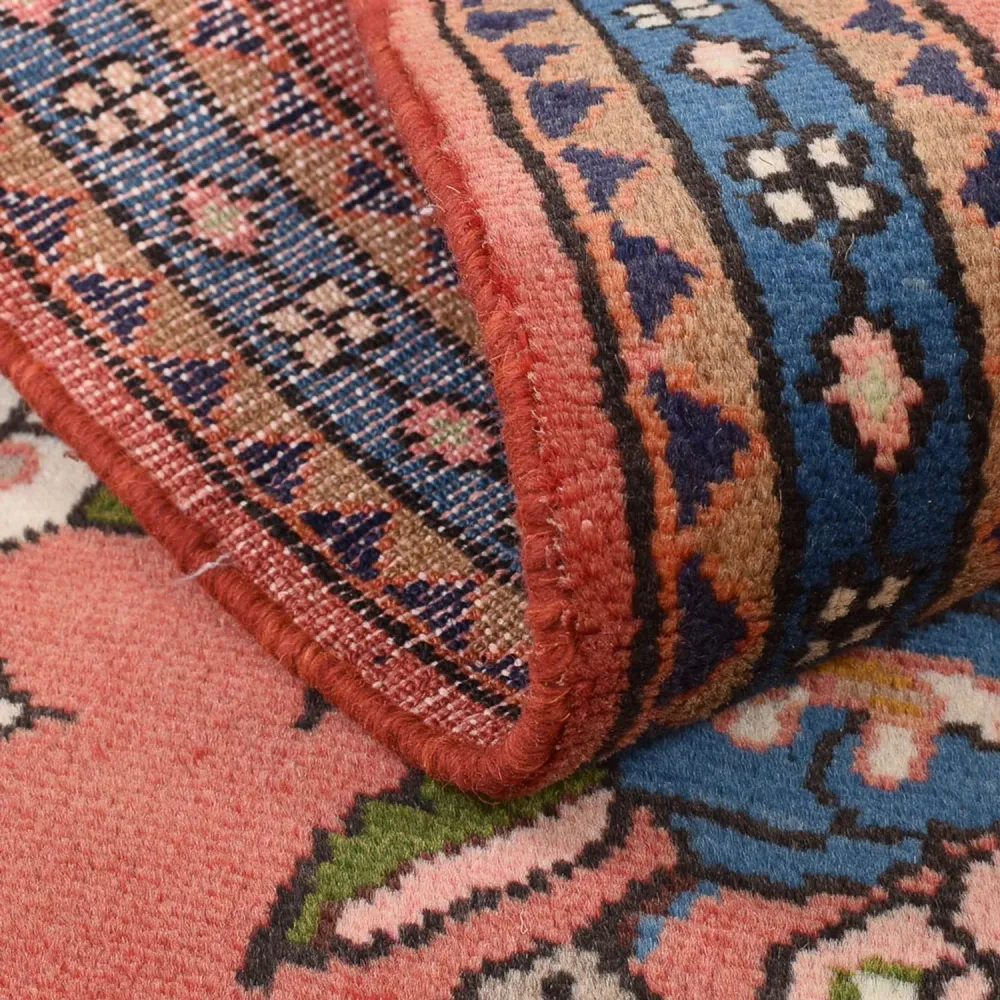 Tapis persan - Nomadic - 110 x 79 cm - rouge clair