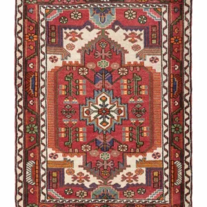 Tapis persan - Nomadic - 117 x 88 cm - rouge