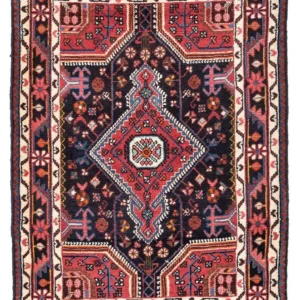 Tapis persan - Nomadic - 121 x 82 cm - bleu foncé