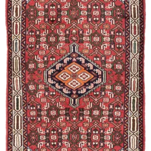 Tapis persan - Nomadic - 125 x 80 cm - rouge clair
