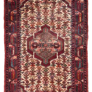 Tapis persan - Nomadic - 125 x 80 cm - rouge foncé