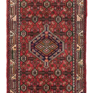 Tapis persan - Nomadic - 131 x 80 cm - rouge