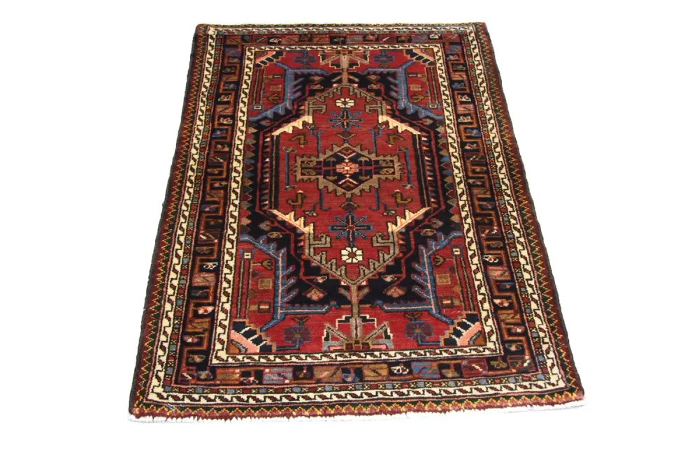Tapis persan - Nomadic - 138 x 92 cm - rouge