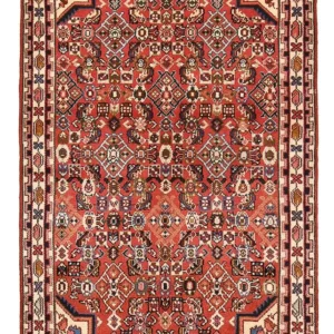 Tapis persan - Nomadic - 142 x 87 cm - rouge