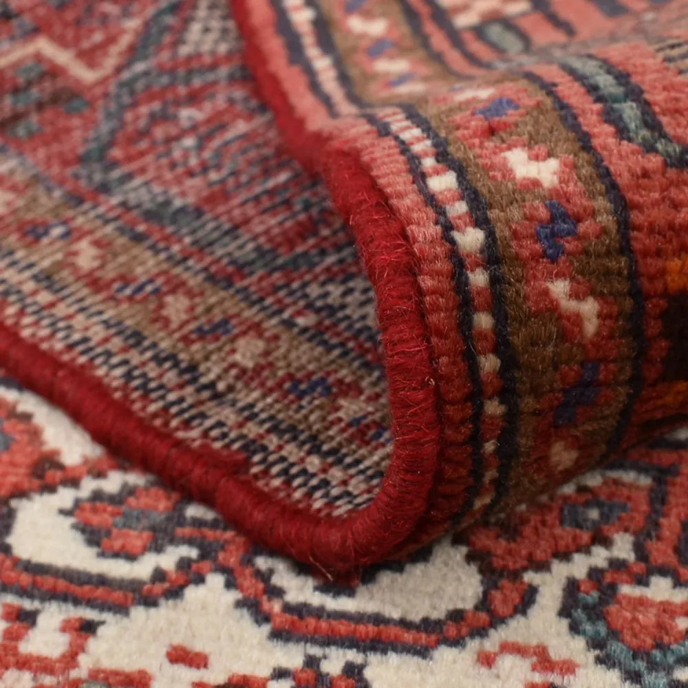 Tapis persan - Nomadic - 142 x 73 cm - rouge clair