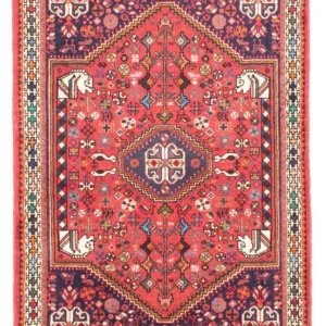 Tapis persan - Nomadic - 144 x 103 cm - rouge