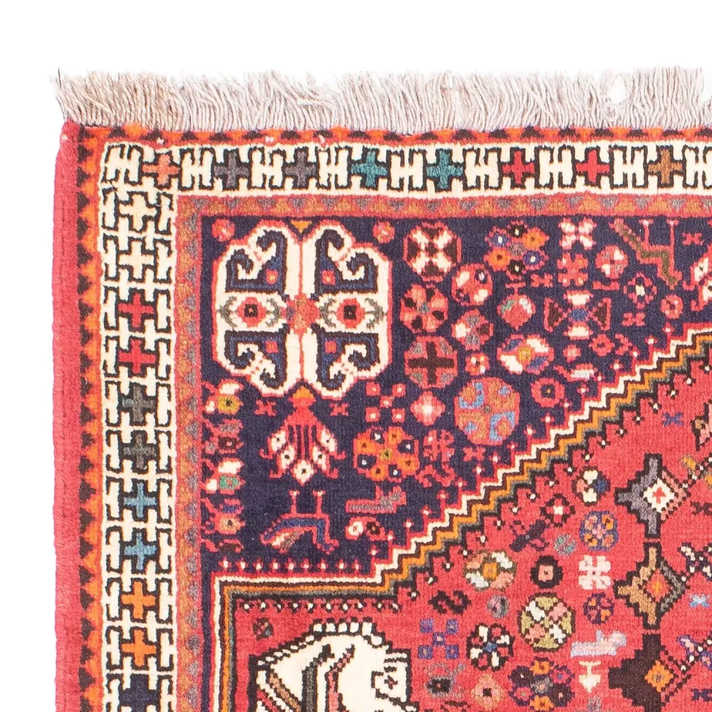 Tapis persan - Nomadic - 144 x 103 cm - rouge