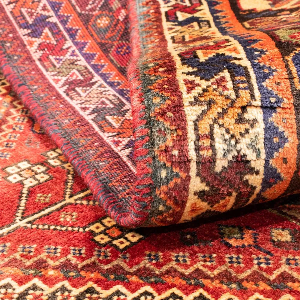 Tapis persan - Nomadic - 153 x 106 cm - rouge foncé