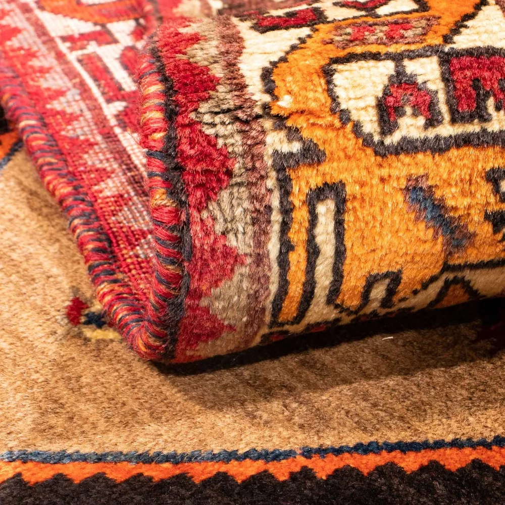Tapis persan - Nomadic - 160 x 110 cm - marron