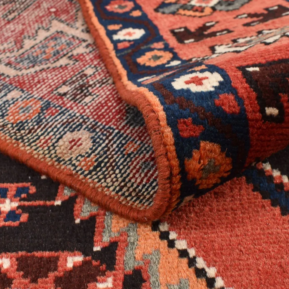 Tapis persan - Nomadic - 200 x 130 cm - rouge clair
