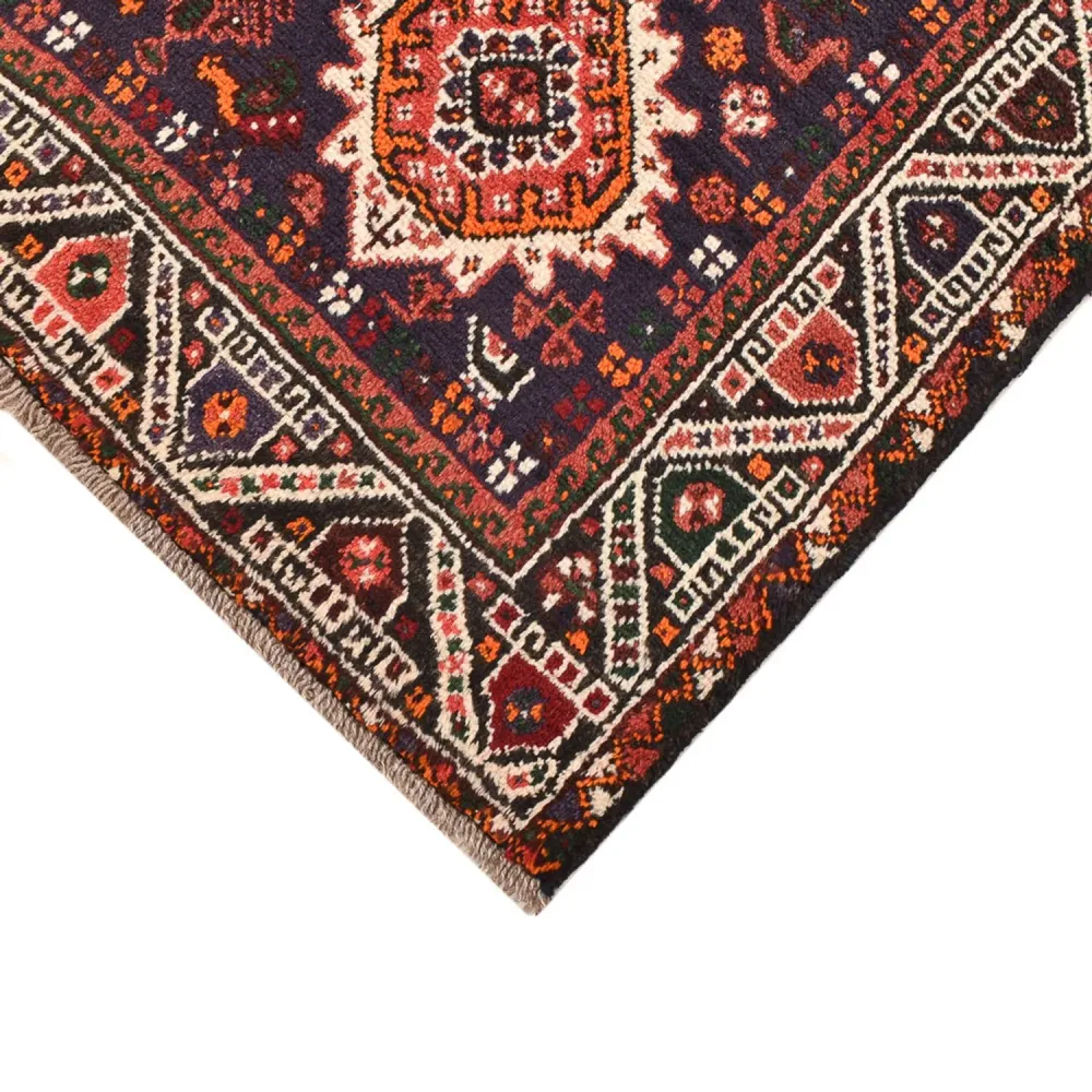 Tapis persan - Nomadic - 205 x 118 cm - rouge foncé
