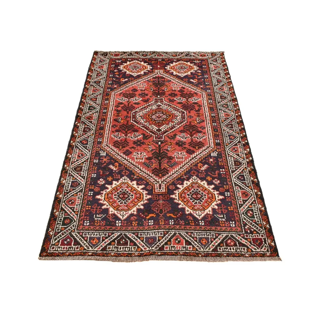 Tapis persan - Nomadic - 205 x 118 cm - rouge foncé