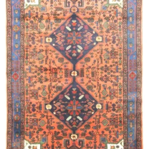 Tapis persan - Nomadic - 222 x 154 cm - orange