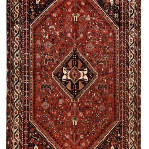 Tapis persan - Nomadic - 281 x 178 cm - rouge