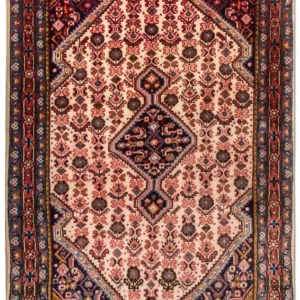 Tapis persan - Nomadic - 97 x 67 cm - beige