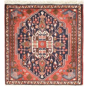 Tapis persan - Nomadic - 60 x 35 cm - bleu foncé