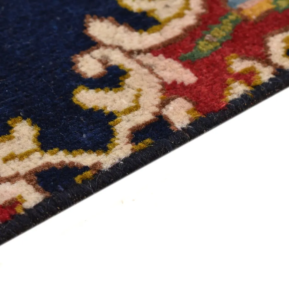 Tapis persan - Nomadic carré - 50 x 50 cm - rouge foncé