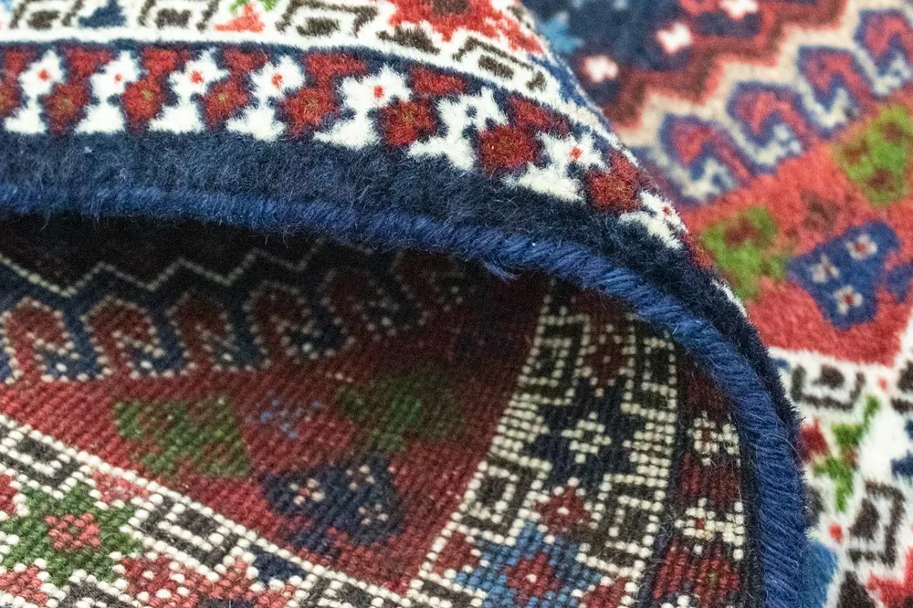 Tapis persan - Nomadic - 90 x 60 cm - multicolore