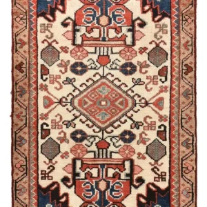 Tapis persan - Nomadic - 90 x 55 cm - multicolore