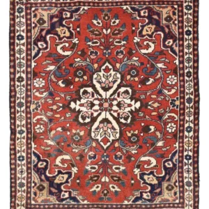 Tapis persan - Nomadic - 76 x 61 cm - rouge