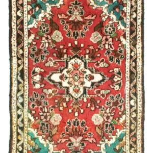 Tapis persan - Nomadic - 97 x 64 cm - rouge