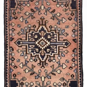 Tapis persan - Nomadic - 92 x 54 cm - rouge clair