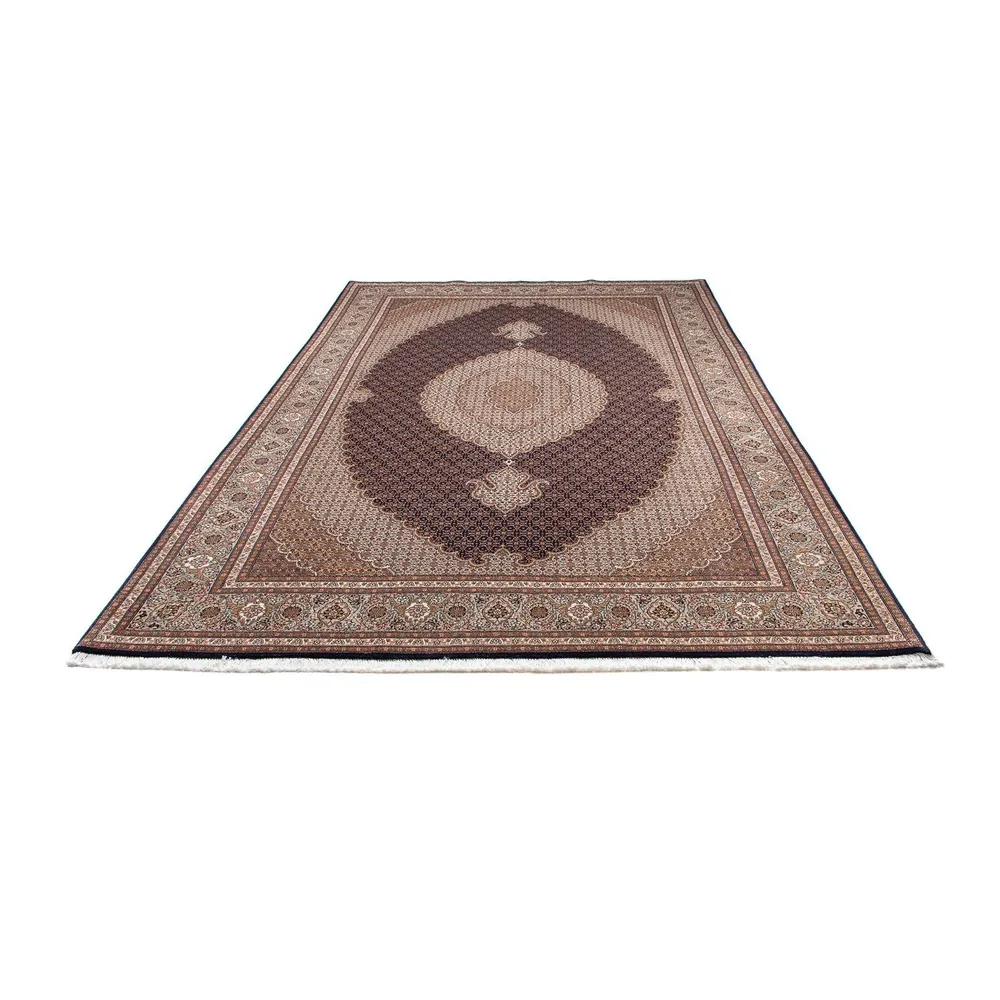 Tapis persan - Tabriz - 310 x 200 cm - bleu foncé