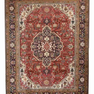 Tapis persan - Tabriz - 335 x 252 cm - rouge