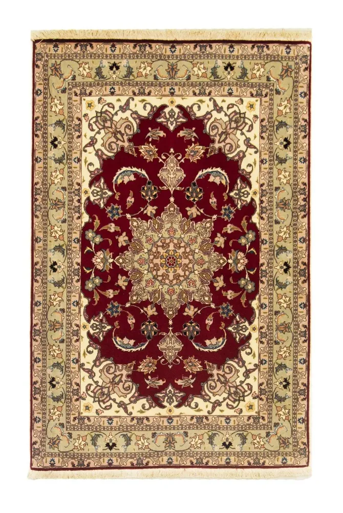 Tapis persan - Tabriz - Royal - 150 x 99 cm - rouge
