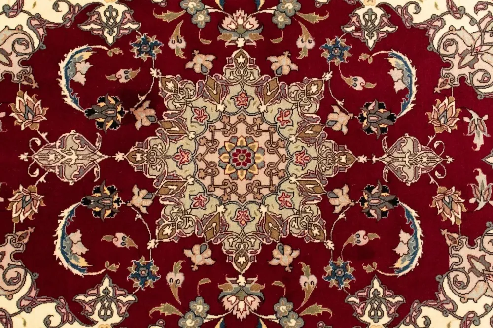 Tapis persan - Tabriz - Royal - 150 x 99 cm - rouge