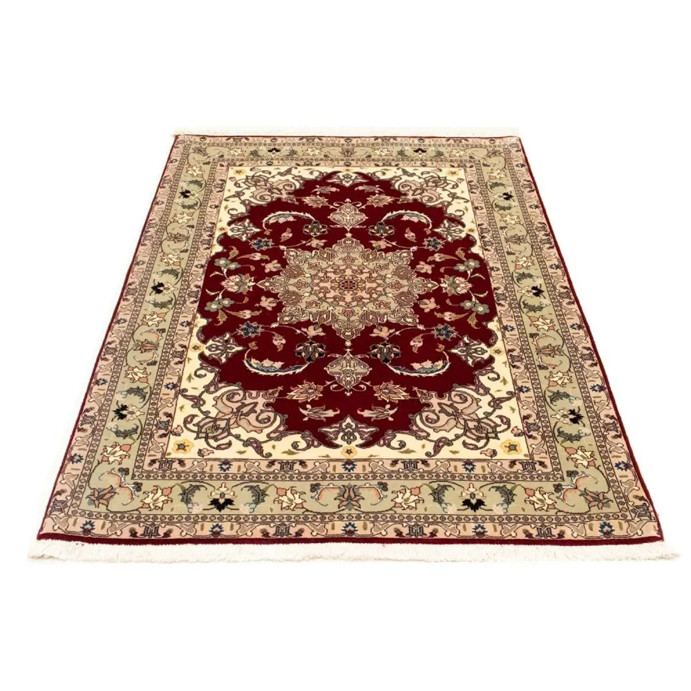 Tapis persan - Tabriz - Royal - 150 x 99 cm - rouge
