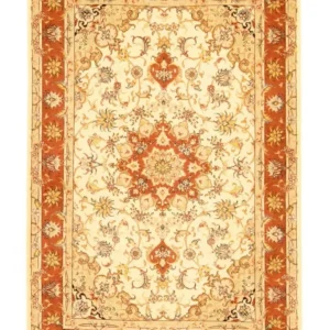 Tapis persan - Tabriz - Royal - 155 x 102 cm - beige