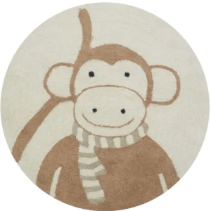 Tapis Petit Raging Elephant - Ø130cm - beige