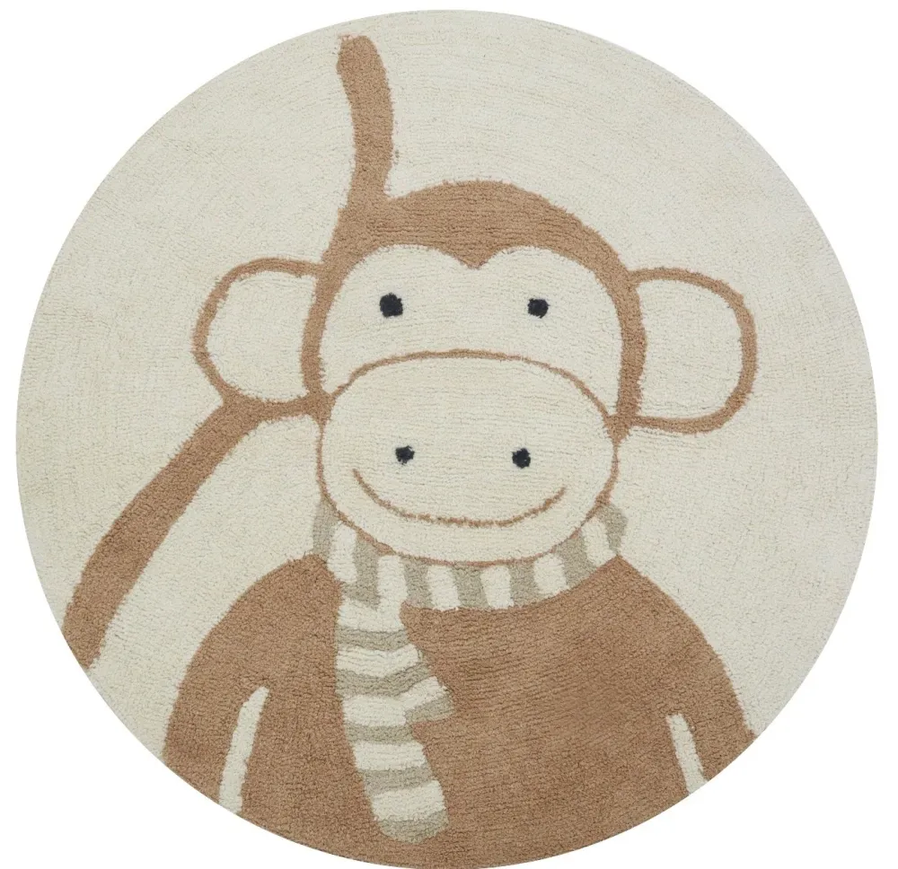 Tapis Petit Raging Elephant - Ø130cm - beige