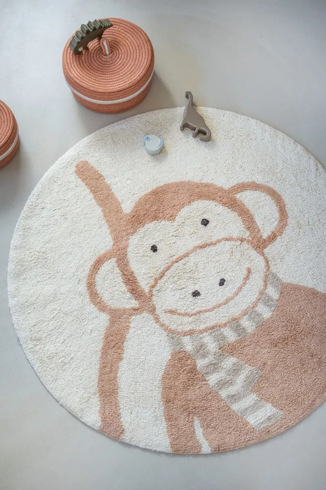 Tapis Petit Raging Elephant - Ø130cm - beige