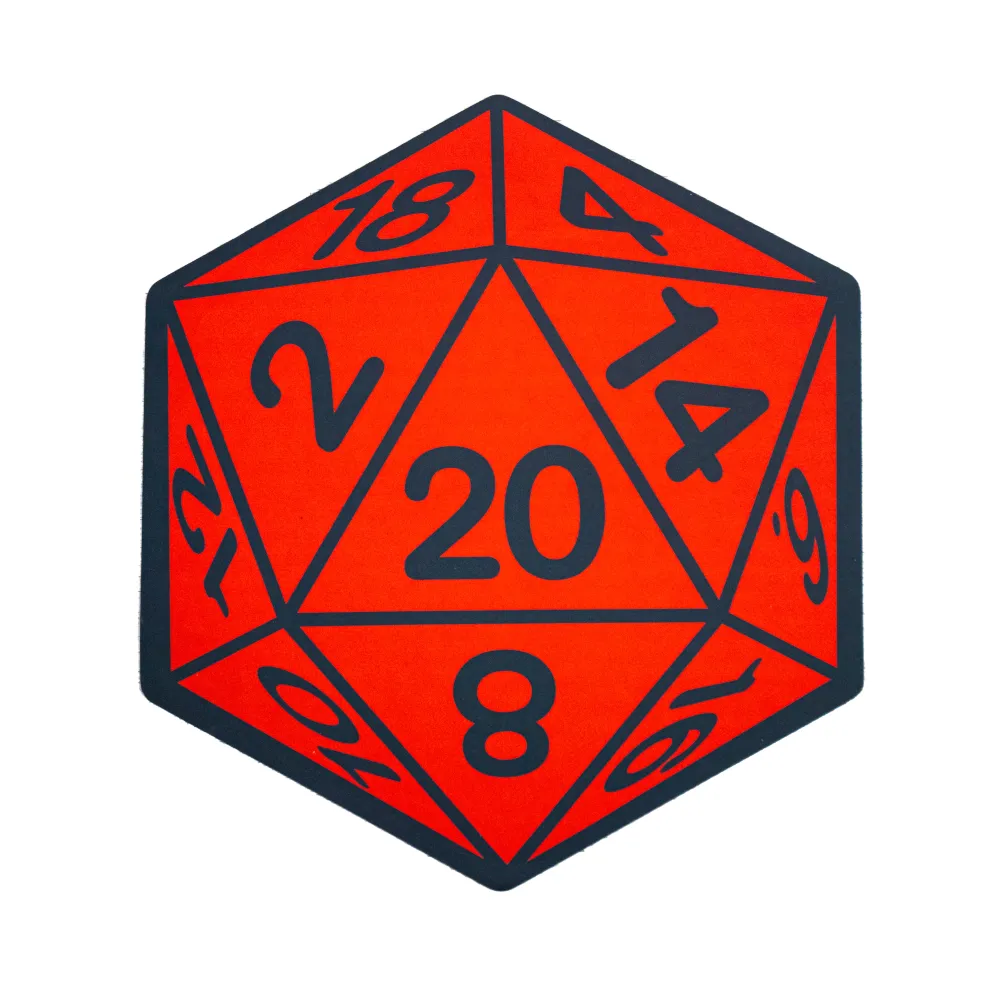 Tapis de salle de bain RPG cube W20