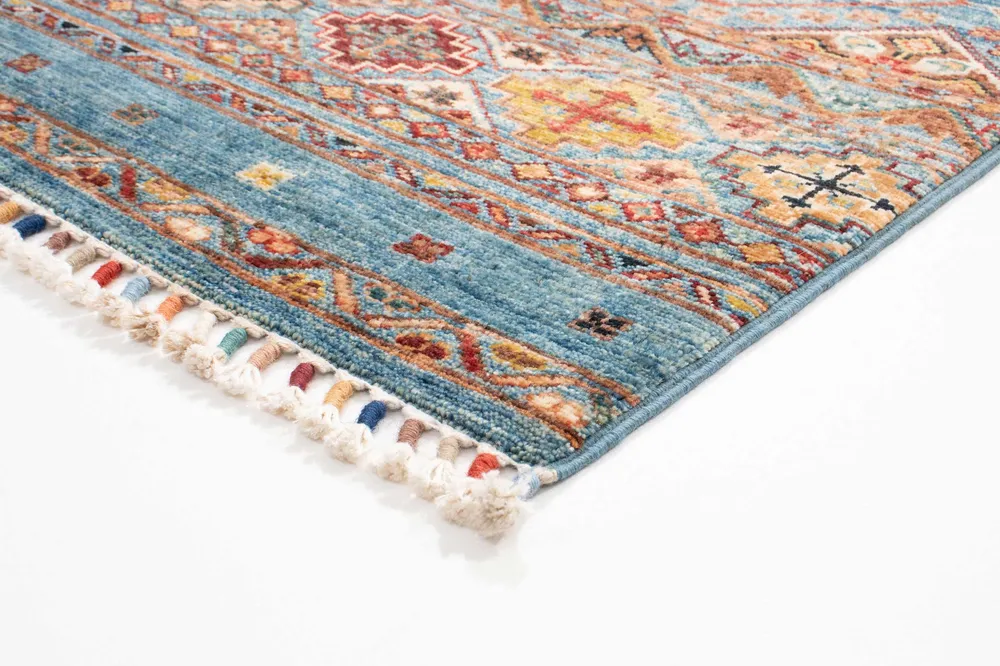 Tapis Samarkand bleu