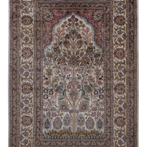 Tapis en soie du Cachemire Tapis 186x116cm - Tapis oriental