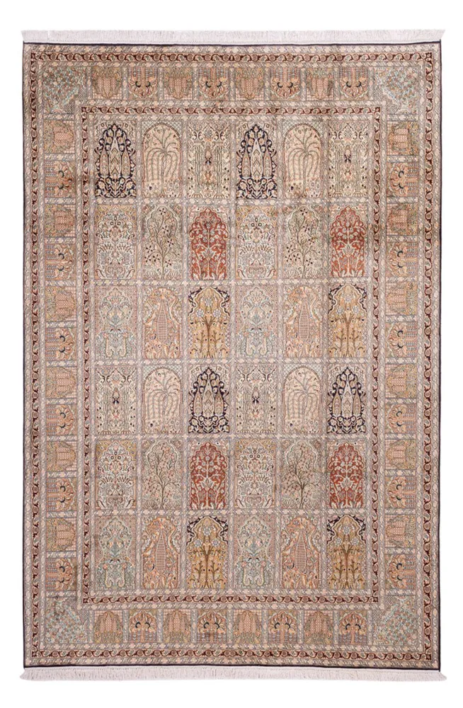Tapis en soie du Cachemire Tapis 315x214cm - Tapis oriental