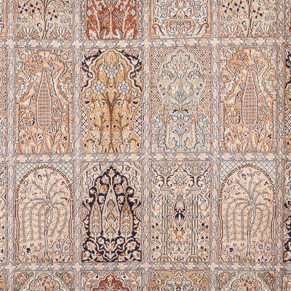 Tapis en soie du Cachemire Tapis 315x214cm - Tapis oriental