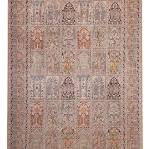 Tapis en soie du Cachemire Tapis 317x221cm - Tapis oriental