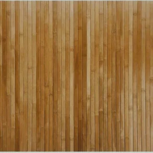 1x Tapis de sol élégant olive - Paillasson | 80 cm x 50 cm x 0,5 cm | Matériau en bambou