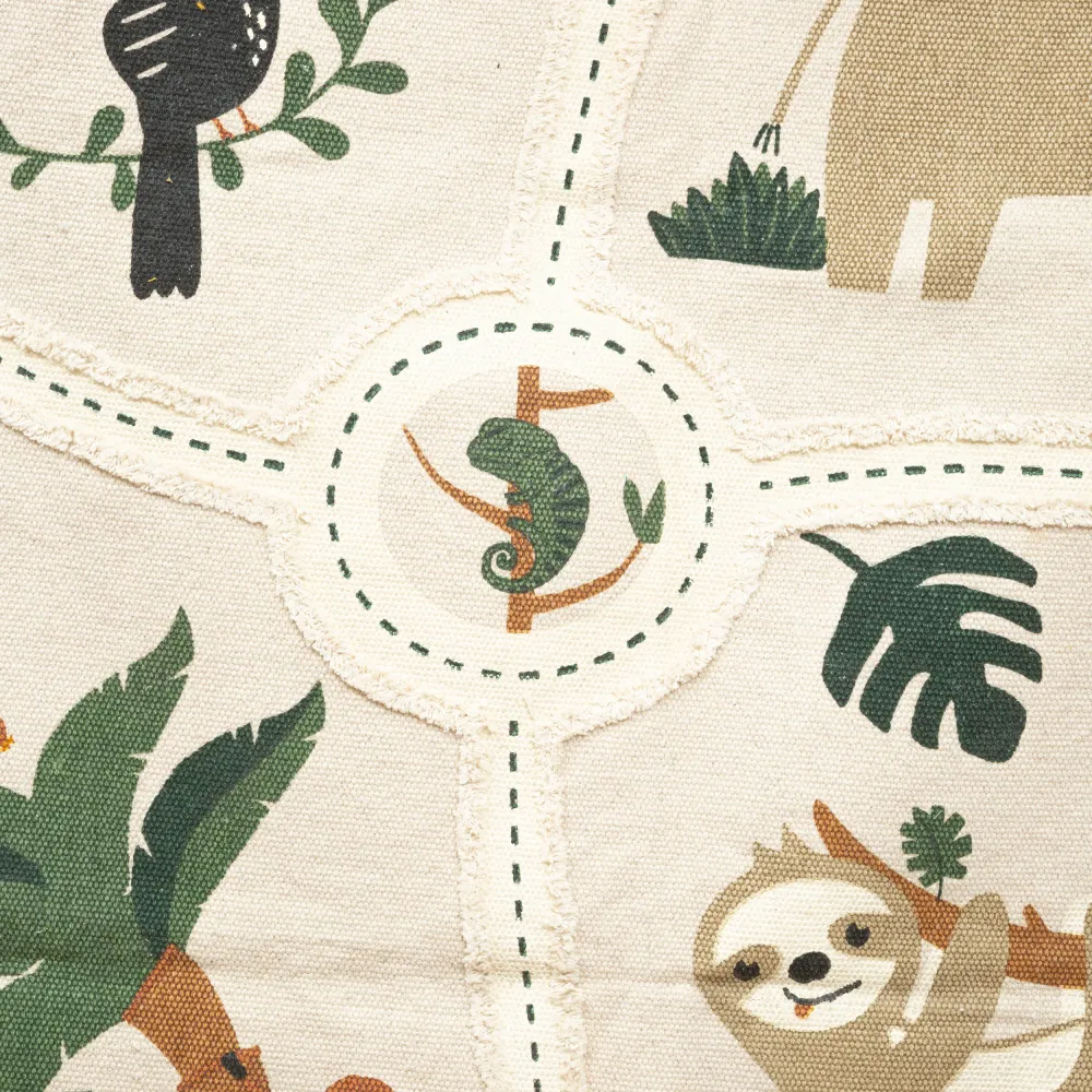 Tapis / tapis Atmosphera Kids Jungle - 100 x 150 cm - Coton