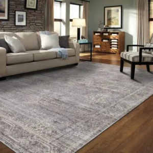 Tapis transitionnel Jasper 7x9 | Palette neutre et fini utilisé