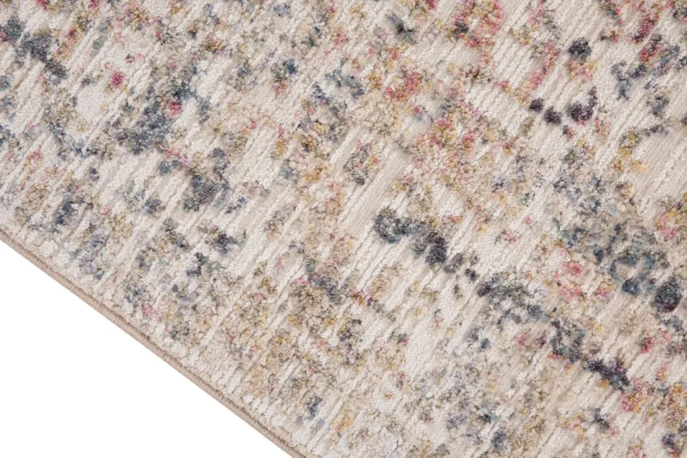 Tapis transitionnel Mercer 5x8 | Ivoire et Beige au fini vieilli