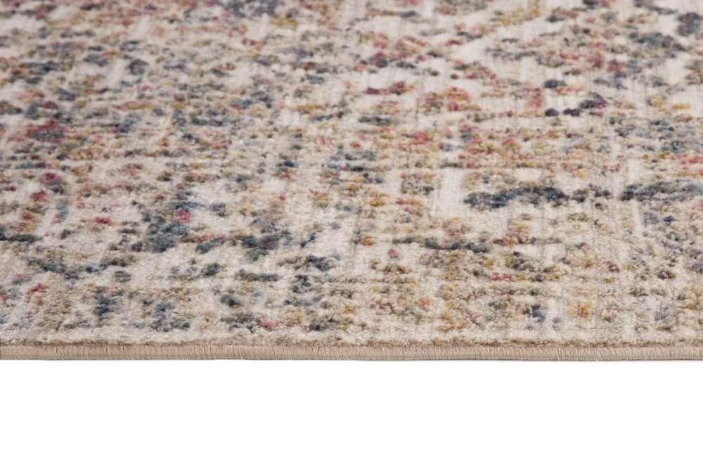 Tapis transitionnel Mercer 5x8 | Ivoire et Beige au fini vieilli