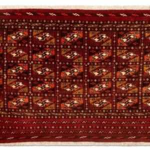 Tapis Turkaman - 115 x 67 cm - rouge